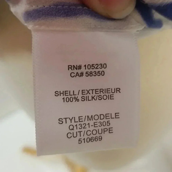 {Equipment}  Riley Endangered Tee in Bright White Zebra Print Silk Blouse - Picture 12 of 13